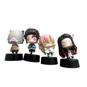 Demon Slayer: Kimetsu no Yaiba Figure Gacha Gacha Lot Of 4